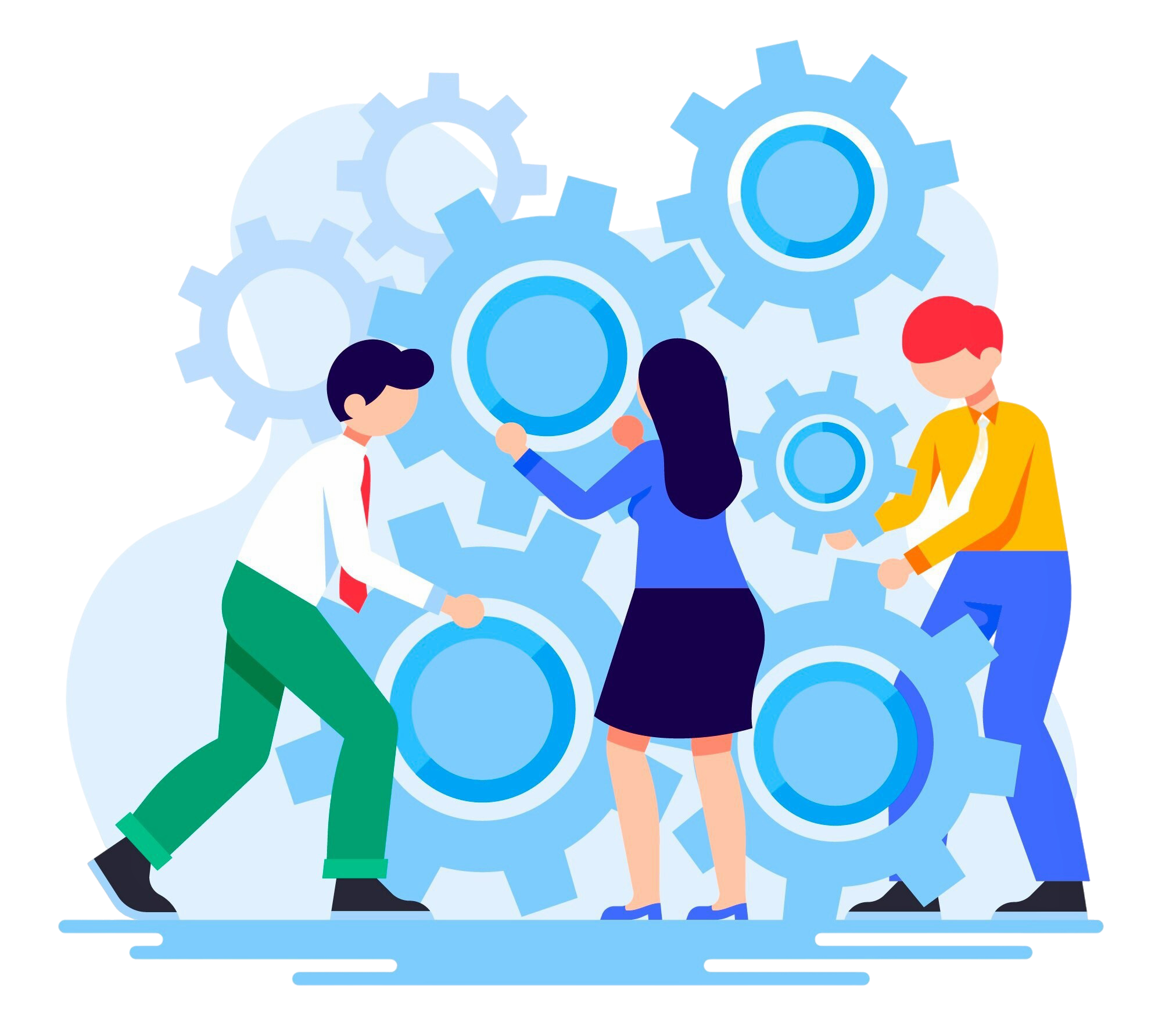 Contact illustration