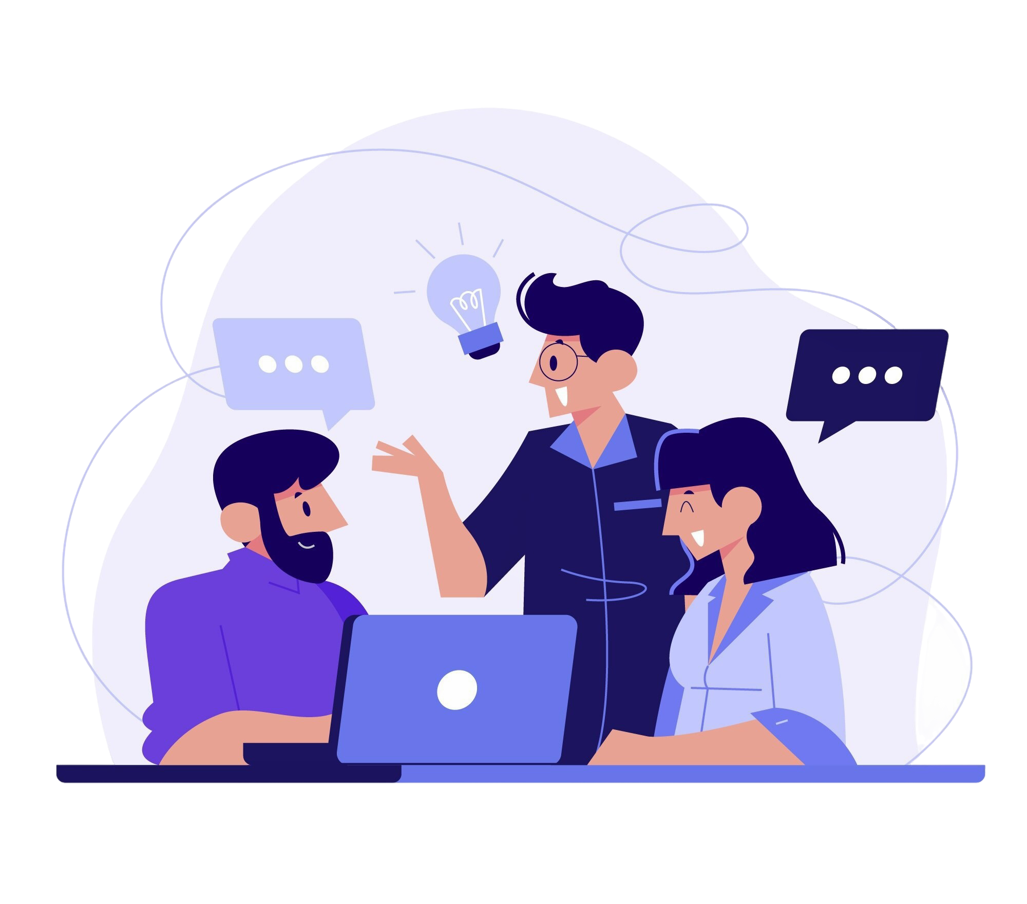 Contact illustration