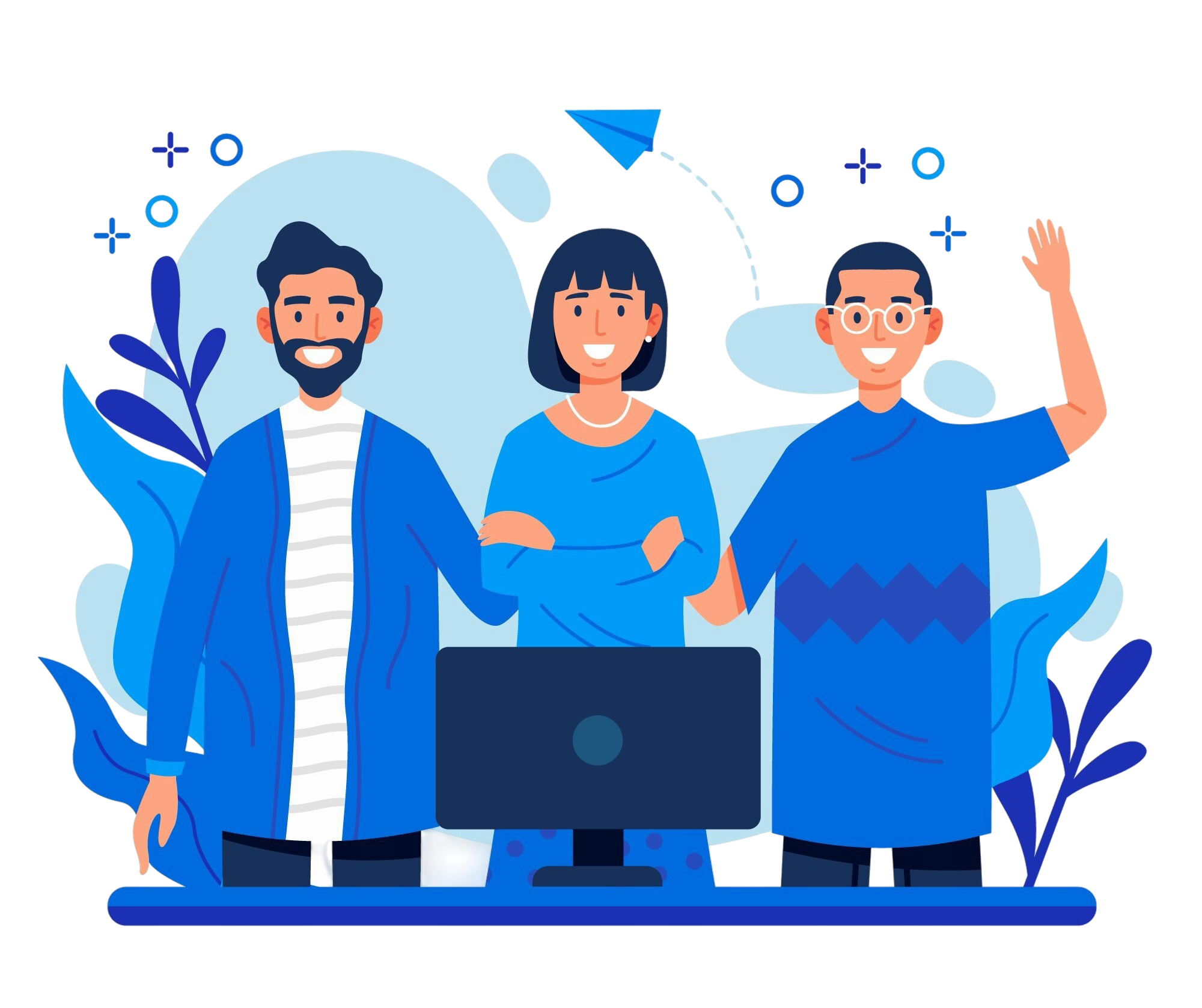 Contact illustration